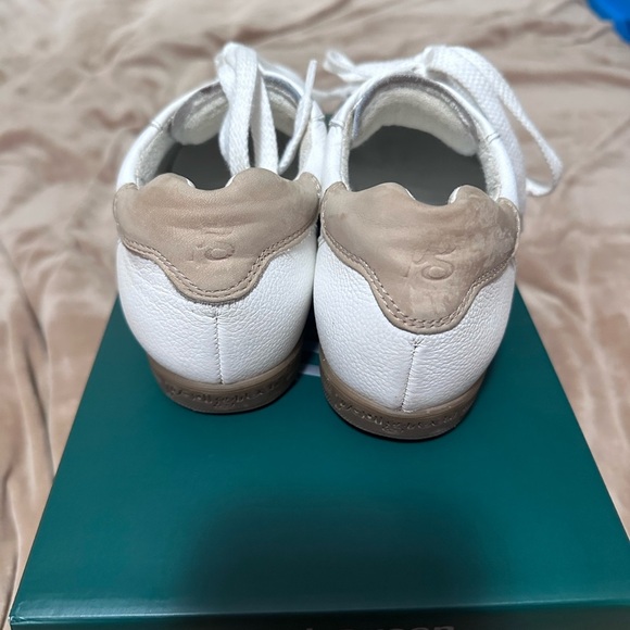 Paul Green Tilly White Sabbia Combo Leather Sneakers 8 - Picture 3 of 6